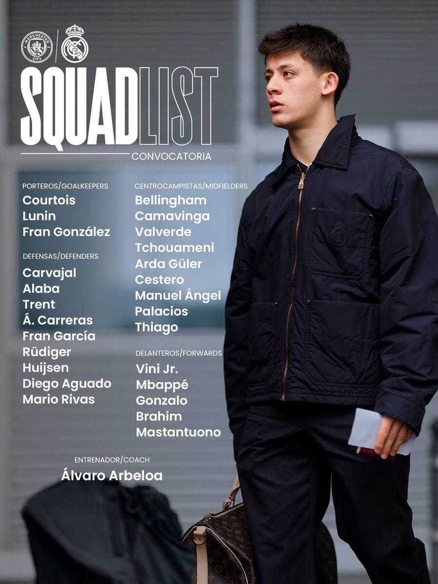 开云体育网址-皇马欧冠客战曼城大名单：姆巴佩、卡雷拉斯回归